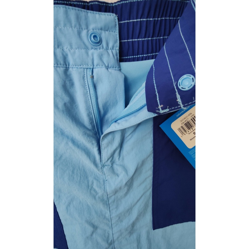 Columbia Women's Summerdry Skort Size S/P Color Dark‎ Blue And Light Blue - Picture 11 of 13